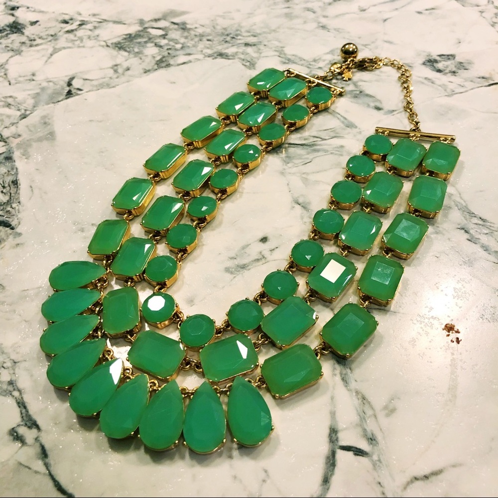 kate spade coated confetti statement necklace